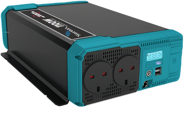1100W خارج الشبكة نقية شرط لموجة السلطة العاكس DC12v إلى AC 220V مقبس المملكة المتحدة