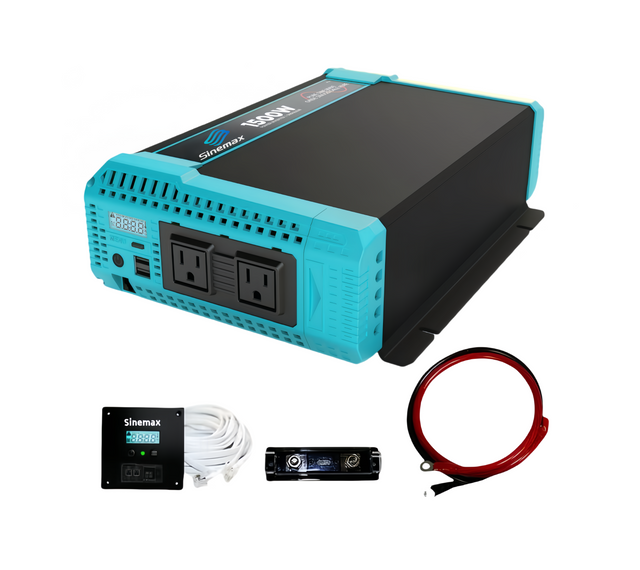 12V 110V 1500W Pure Sine Off Grid Power Inverter สำหรับระบบพลังงานแสงอาทิตย์ภายในบ้าน